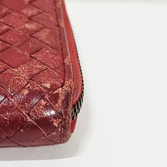 Bottega Veneta Red Long Wallet - Picture 6 of 16